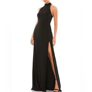 IEENA FOR MAC DUGGAL Cut-Out Sleeveless Evening Dress